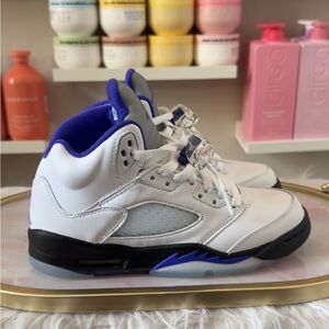 Nike Kids White and Purple Sneakers